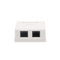 Caja de Pared con 2 Puertos, Incluye 2 Jacks UTP Cat5e Keystone | SIERRA STORE