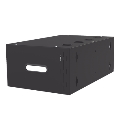 Gabinete para Montaje en Pared liviano, 4 Unidades de rack, Profundidad máxima de trabajo 250 mm, Se envía el Gabinete Arm...