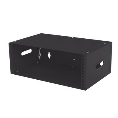 Gabinete para Montaje en Pared liviano, 4 Unidades de rack, Profundidad máxima de trabajo 250 mm, Se envía el Gabinete Arm...