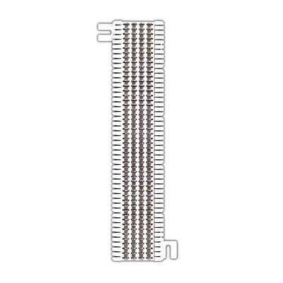 Bloque de Conexión S66, Capacidad de 50 Pares, Cat5e, Para Cable Sólido 22 a 26 AWG - SIEMON