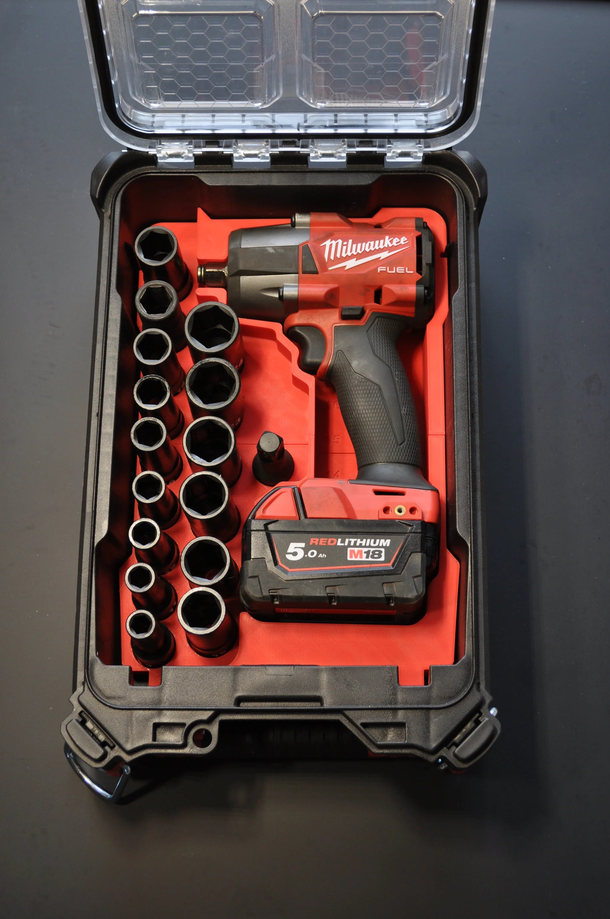 Inserto PACKOUT — Llave de Impacto M18 FUEL Mid-Torque + Dados 10-24mm - SIERRA STORE
