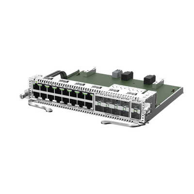 Tarjeta de Red con 16 puertos RJ45 1Gb, 8 puertos SFP 1Gb y 2 puertos SFP+ 10Gb para Chasis RG-NBS6002 - RUIJIE