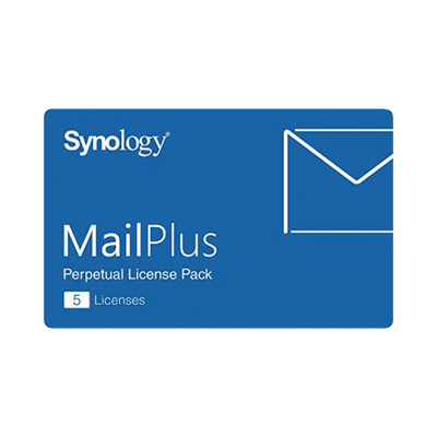 Paquete de Licencias Synology MailPlus | 5 Cuentas de Correo Electrónico Activas | Licencias Permanentes | Compatible con ...