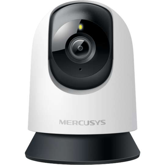 Mercusys - MC200 - Cámara IP Wi-Fi para hogar, 2 megapixel, audio doble vía, visión nocturna, notificación Push, acepta memoria Micro SD de para