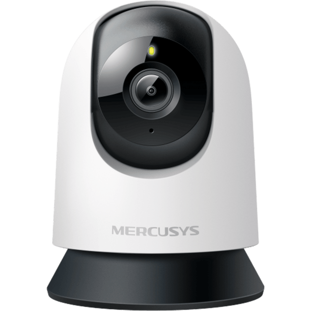 Mercusys - MC200 - Cámara IP Wi-Fi para hogar, 2 megapixel, audio doble vía, visión nocturna, notificación Push, acepta memoria Micro SD de para