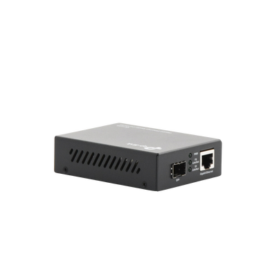 Convertidor Fibra Óptica Monomodo o Multimodo / 1 Puerto SFP 1000 Mbps / 1 Puerto RJ45 10/100/1000 Mbps / Plug and Play TP...