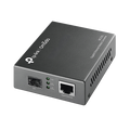 Convertidor Fibra Óptica Monomodo o Multimodo / 1 Puerto SFP 1000 Mbps / 1 Puerto RJ45 10/100/1000 Mbps / Plug and Play - ...