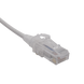 Patch Cord MC6 Modular Cat6 UTP, CM/LS0H, 0.91 Metros (3 Pies), Color Blanco, Diámetro Reducido (28AWG) SIEMON - Vista 2