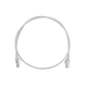 Patch Cord MC6 Modular Cat6 UTP, CM/LS0H, 0.91 Metros (3 Pies), Color Blanco, Diámetro Reducido (28AWG) - SIEMON