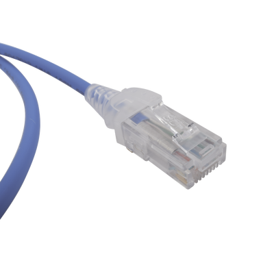 Patch Cord MC6 Modular Cat6 UTP, CM/LS0H, 0.91 Metros (3 Pies), Color Azul, Diámetro Reducido (28AWG) SIEMON - Vista 2
