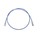 Patch Cord MC6 Modular Cat6 UTP, CM/LS0H, 0.91 Metros (3 Pies), Color Azul, Diámetro Reducido (28AWG) - SIEMON