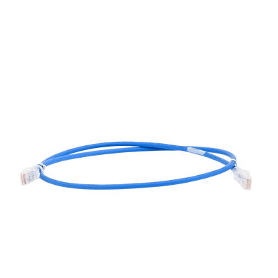 Patch Cord MC6 Modular Cat6 UTP, CM/LS0H, 0.91 Metros (3 Pies), Color Azul, Versión Bulk (Sin Empaque Individual) SIEMON -...