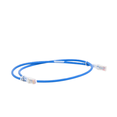 Patch Cord MC6 Modular Cat6 UTP, CM/LS0H, 0.91 Metros (3 Pies), Color Azul, Versión Bulk (Sin Empaque Individual) SIEMON -...