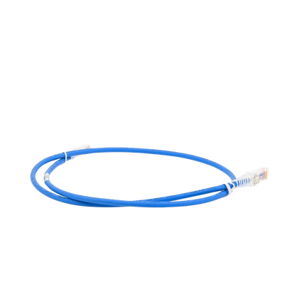 Patch Cord MC6 Modular Cat6 UTP, CM/LS0H, 0.91 Metros (3 Pies), Color Azul, Versión Bulk (Sin Empaque Individual) SIEMON -...