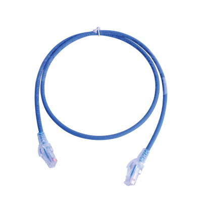 Patch Cord MC6 Modular Cat6 UTP, CM/LS0H, 0.91 Metros (3 Pies), Color Azul, Versión Bulk (Sin Empaque Individual) - SIEMON