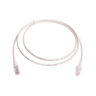Patch Cord MC6 Modular Cat6 UTP, CM/LS0H, 1.52 Metros (5 Pies), Color Blanco, Versión Bulk (Sin Empaque Individual) - SIEMON