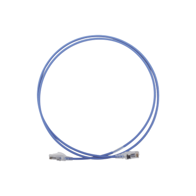 Patch Cord MC6 Modular Cat6 UTP, CM/LS0H, 1.52 Metros (5 Pies), Color Azul, Diámetro Reducido (28AWG) - SIEMON