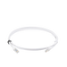 Patch Cord MC6 Modular Cat6 UTP, CM/LS0H, 2.13 Metros (7 Pies), Color Blanco, Diámetro Reducido (28AWG), Versión Bulk (Sin...