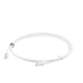 Patch Cord MC6 Modular Cat6 UTP, CM/LS0H, 2.13 Metros (7 Pies), Color Blanco, Diámetro Reducido (28AWG), Versión Bulk (Sin...