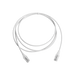 Patch Cord MC6 Modular Cat6 UTP, CM/LS0H, 2.13 Metros (7 Pies), Color Blanco, Diámetro Reducido (28AWG), Versión Bulk (Sin...