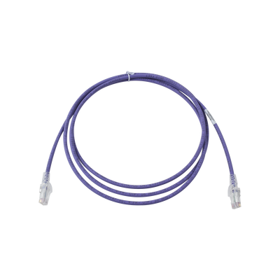 Patch Cord MC6 Modular Cat6 UTP, CM/LS0H, 2.13 Metros (7 Pies), Color Violeta, Versión Bulk (Sin Empaque Individual) - SIEMON