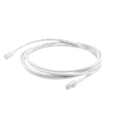 Patch Cord MC6 Modular Cat6 UTP, CM/LS0H, 3.05 Metros (10 Pies), Color Blanco, Versión Bulk (Sin Empaque Individual) SIEMO...