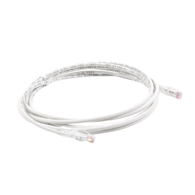 Patch Cord MC6 Modular Cat6 UTP, CM/LS0H, 3.05 Metros (10 Pies), Color Blanco, Versión Bulk (Sin Empaque Individual) SIEMO...
