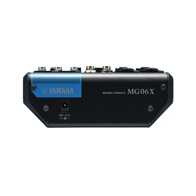 Mezcladora de Audio | 6 Canales | 2 entradas de micro/6 de línea (2 mono + 2 estéreo) | Efectos Integrados | Alimentación ...