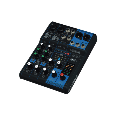 Mezcladora de Audio | 6 Canales | 2 entradas de micro/6 de línea (2 mono + 2 estéreo) | Efectos Integrados | Alimentación ...