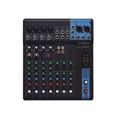 Mezcladora de Audio | 10 Canales | 4 Entradas de Micrófono | 3 Entradas de Línea Estéreo | Phantom Power - YAMAHA