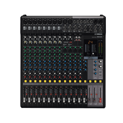 Mezcladora de Audio | 16 Canales | 10 Entradas de Micrófono | Entradas de Línea | Efectos | (MG16X) YAMAHA - Vista 2