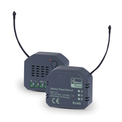 (ZWAVE) Micro modulo On/Off Shutter, ideal para garage o motores de persianas. - SMARTHOME BY EPCOM