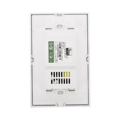 (ZWAVE) Interruptor On/Off panel táctil touch inalámbrico Zwave Plus 1 boton. Compatible con Hubitat HC8, Álula  M2M, otro...