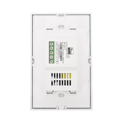 (ZWAVE) Interruptor On/Off panel táctil touch inalámbrico Zwave Plus 3 botones. Compatible con Hubitat HC8, Álula  M2M, ot...