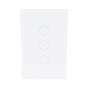 (ZWAVE) Interruptor On/Off panel táctil touch inalámbrico Zwave Plus 3 botone...