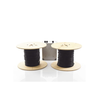 MICALERT Cable Sensor para Paredes, Rejas Rigidas o barandales / 2 zonas de 305 metros / 610 Metros de Protección Total/Ta...