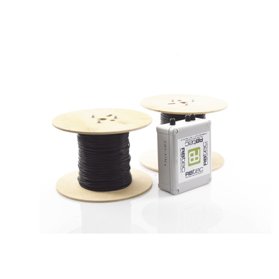 MICALERT Cable Sensor para Paredes, Rejas Rigidas o barandales / 2 zonas de 305 metros / 610 Metros de Protección Total/Ta...
