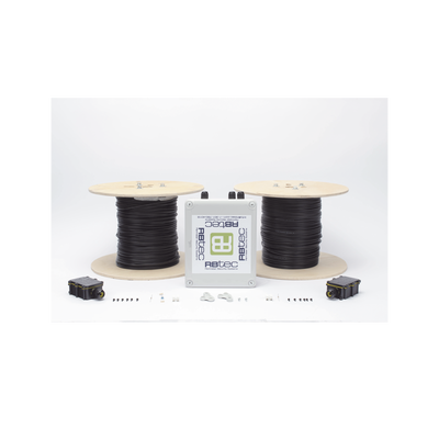 MICALERT Cable Sensor para Paredes, Rejas Rigidas o barandales / 2 zonas de 305 metros / 610 Metros de Protección Total/Ta...