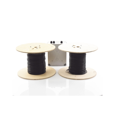MICALERT Cable Sensor para Paredes, barandales, rejas rigidas / 2 zonas de 152 metros / 304 Metros de protección total/Tar...
