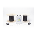 MICALERT Cable Sensor para Paredes, barandales, rejas rigidas / 2 zonas de 152 metros / 304 Metros de protección total/Tar...