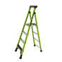 Escalera de Aluminio + Fibra de Vidrio de 1.8m con Soporte para Herramienta. ...