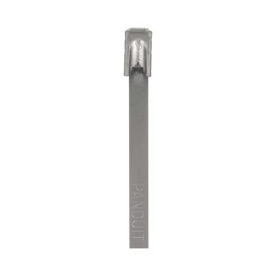 Cincho PanSteel de Acero Inoxidable Tipo 304, 362mm largo x 4.6mm ancho, Color Metálico, Paquete de 100pz - PANDUIT