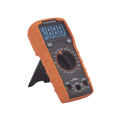 Multímetro Digital con Selección Manual Rango 600V CAT III con Protección de Alerta LED del Cable de Prueba - KLEIN TOOLS