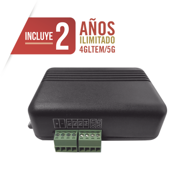 Controlador 4GLTEM / 4 ENTRADAS Y 2 SALIDAS / 2 AÑOS ILIMITADOS INCLUIDOS / Activacion Remota /Notificacion PUSH e EMAIL /...