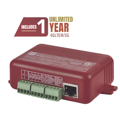 COMUNICADOR DUAL Universal para PANELES DE INCENDIO 4GLTEM - 1 Año de Servicio - Eventos a CMS M2M SERVICES - Vista 2