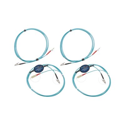 Kit de Cables de Referencia de Comprobación Multimodo CertiFiber Pro, Para Fibras con Conectores LC de 50µm (2 SC/LC Metál...