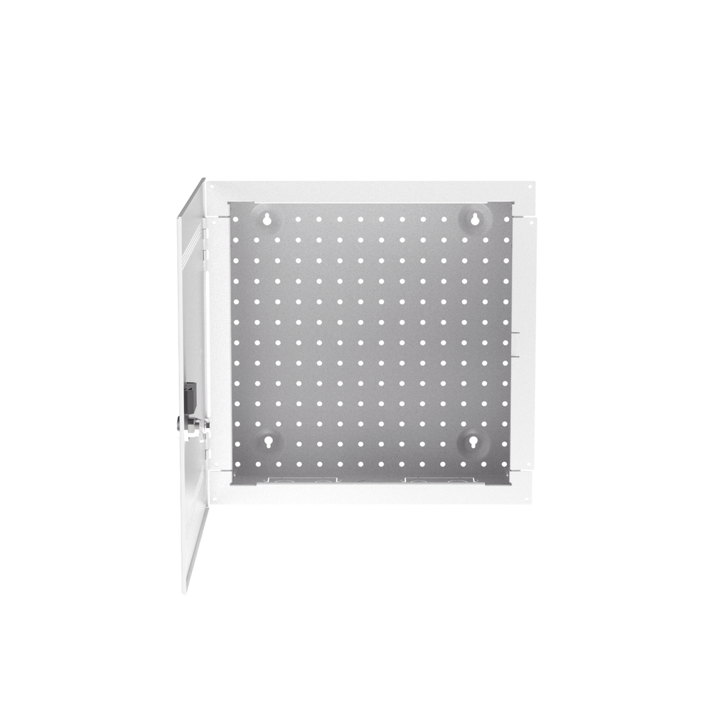 PANDUIT MS14EHDS - Gabinete de Montaje en Pared / 14 in de Altura / Acero Calibre 18 / Carga 16 kg (35 lb) / Puerta Reversible con | SIERRA STORE