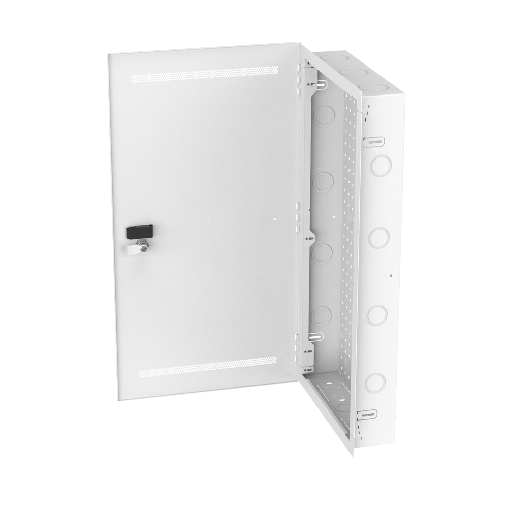 PANDUIT MS28EHDS - Gabinete de Montaje en Pared / Acero Calibre 18 / Capacidad 16 kg (35 lb) / Puerta Reversible con Cerradura / | SIERRA STORE