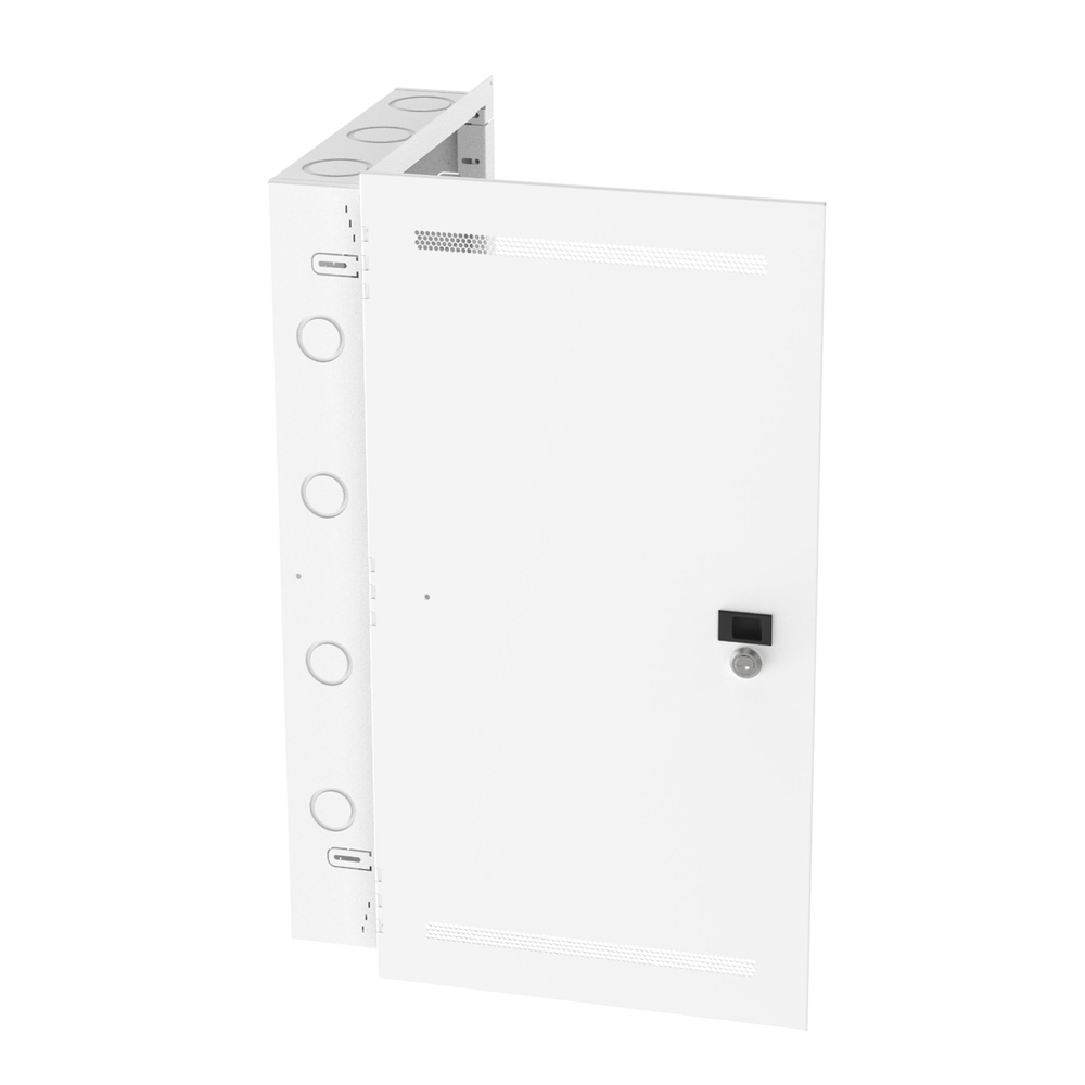PANDUIT MS28EHDS - Gabinete de Montaje en Pared / Acero Calibre 18 / Capacidad 16 kg (35 lb) / Puerta Reversible con Cerradura / | SIERRA STORE