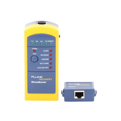 Probador de Mapa de Cableado MicroMapper, para Verificar Rápida y Fácilmente la Integridad del Cableado de Par Trenzado de...